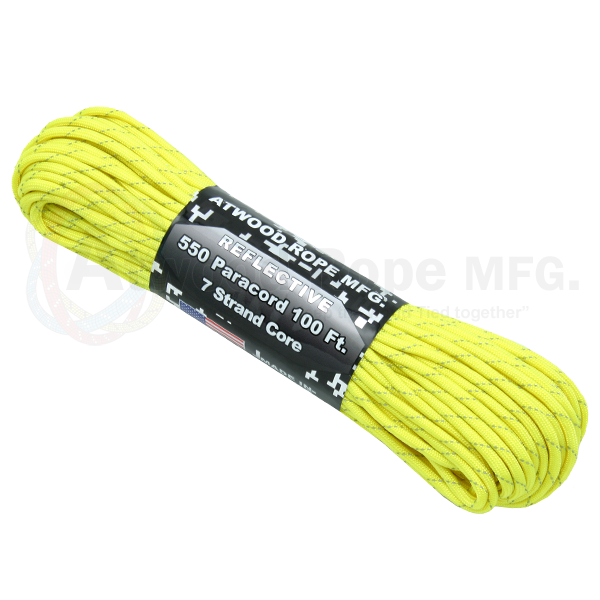 550 Paracord Reflective - Neon Yellow