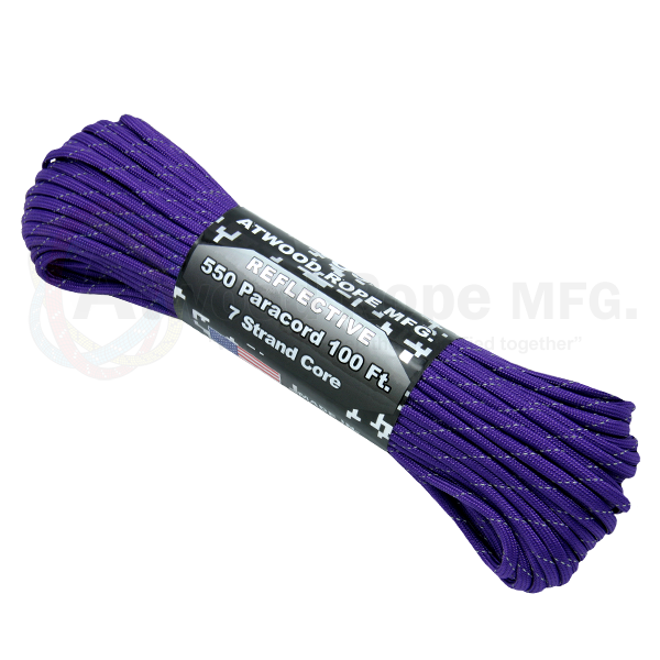 550 Paracord Reflective - Purple – Atwood Rope MFG