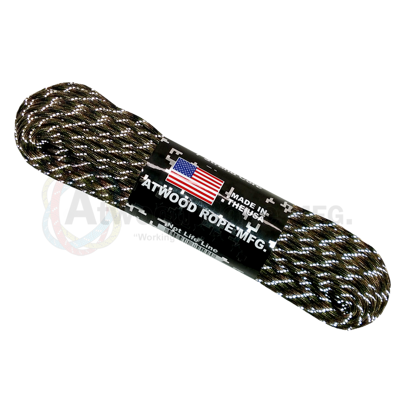 550 x 25ft 50ft 100ft paracord reflective ground war highlights glow