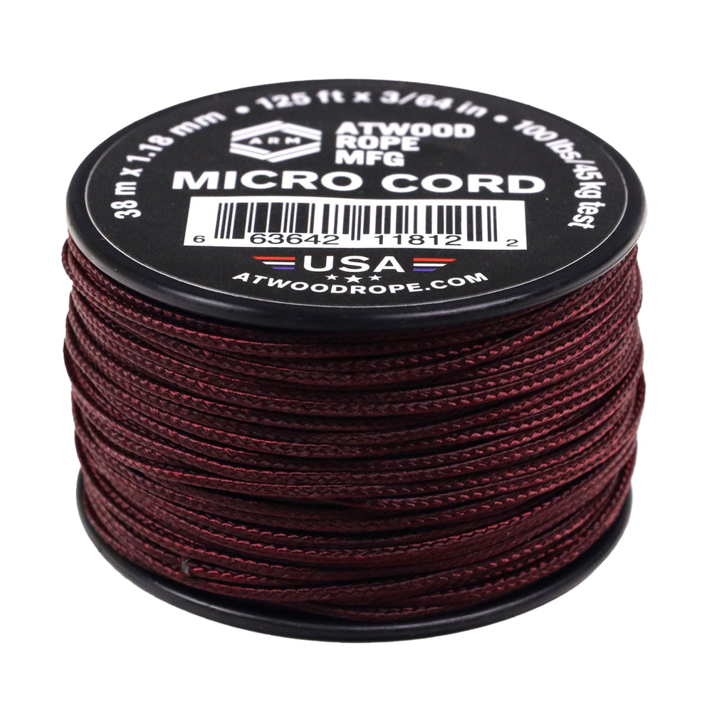 1.18mm Micro Cord - Maroon – Atwood Rope MFG