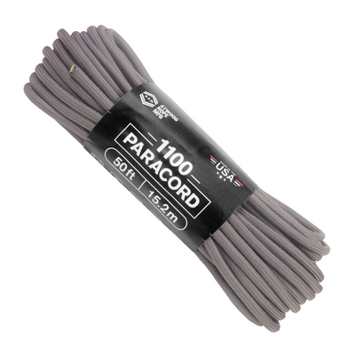 1100 Paracord Graphite 50ft Web Ready