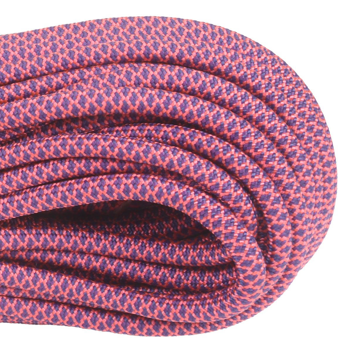 1100 paracord Pink w/ Purple & Navy diamonds closeup