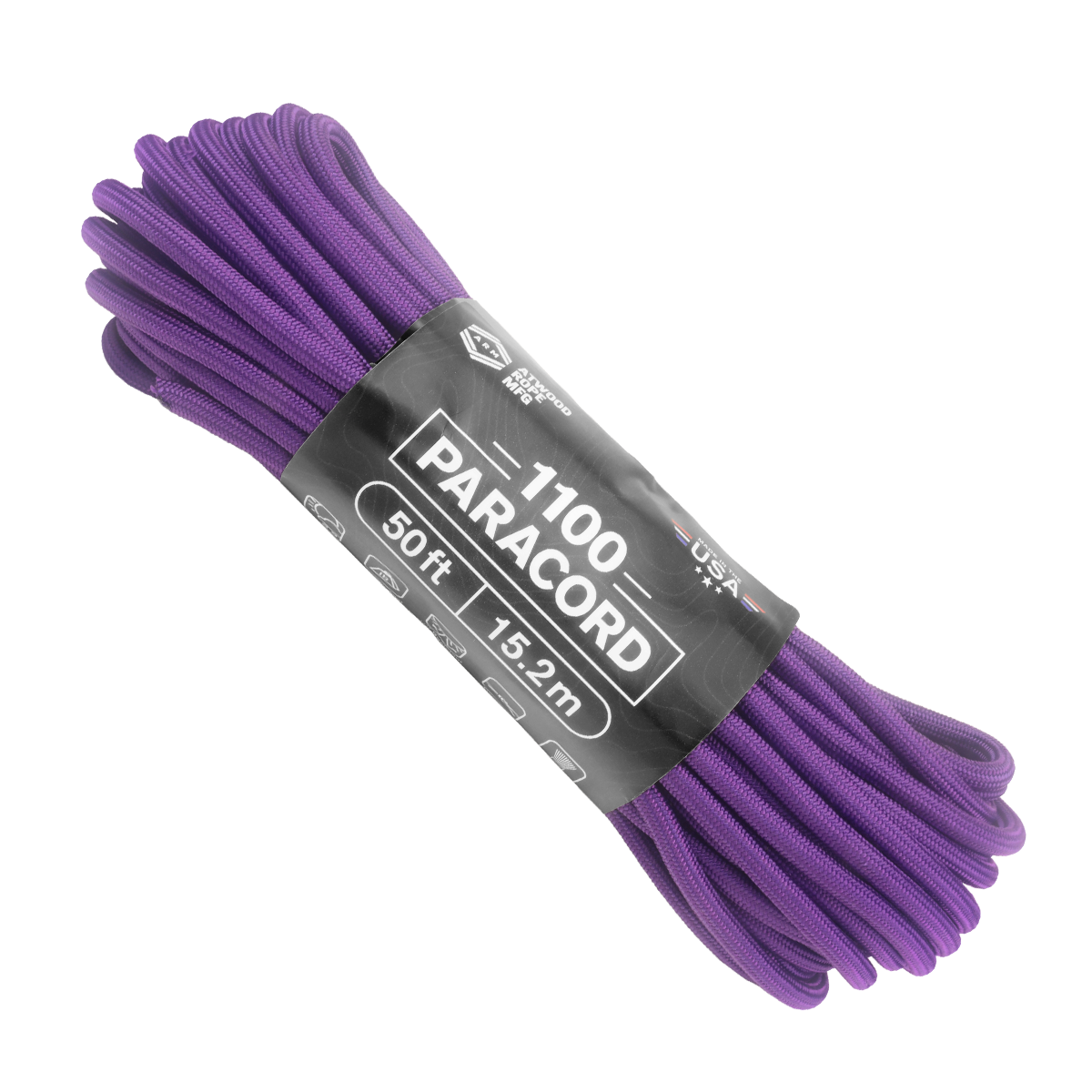1100 Paracord Purple 50ft Web Ready