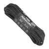1100 paracord reflective black 50ft
