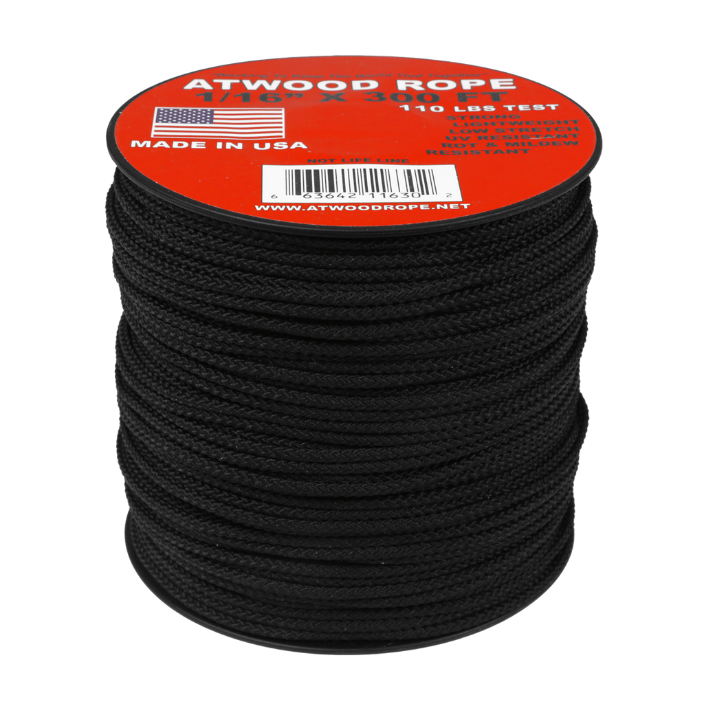 1/16 - Black – Atwood Rope MFG