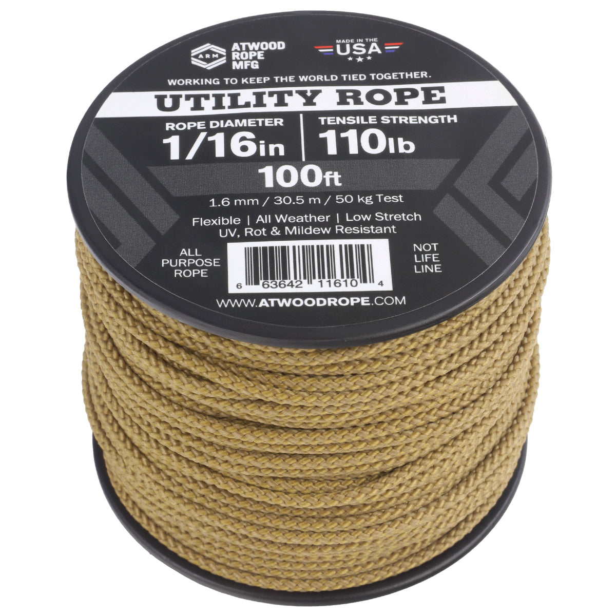 1/16 - Amber – Atwood Rope MFG