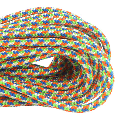 16 Strand Arbor Line Cyber Surge neon orange white blue and neon green Closeup