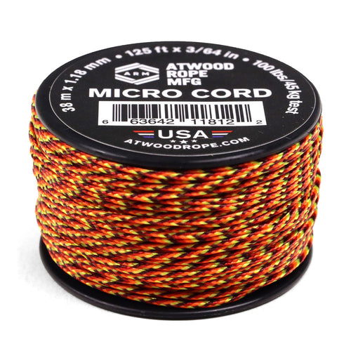Atwood Rope 1/16 inch Microcord 100 foot spool, Mosquito Cord, 2mm paracord,  Micro Parachute Cord - BLACK in Kenya