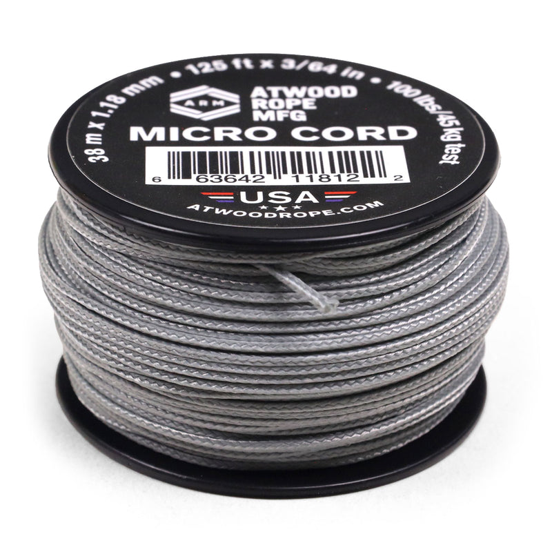 1.18mm Micro Cord - Grey – Atwood Rope MFG