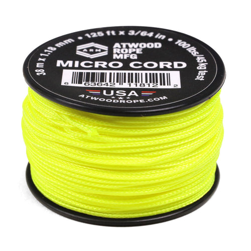 Neon Yellow Micro Cord