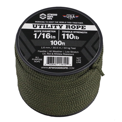 1 16 olive utility 100ft