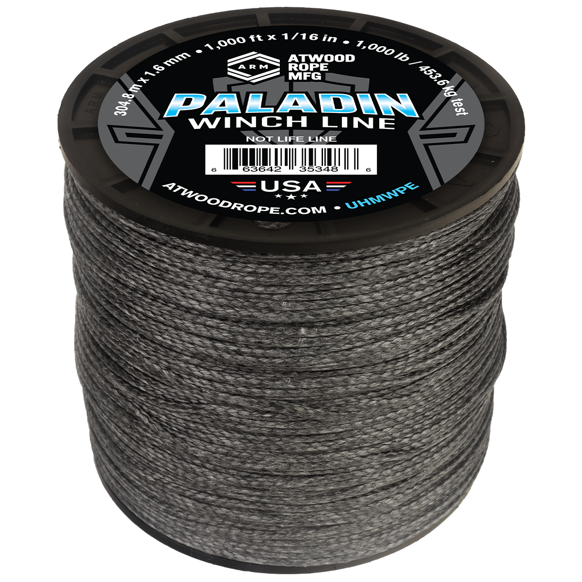 1 16 Paladin Winchline Dark Grey 1000ft
