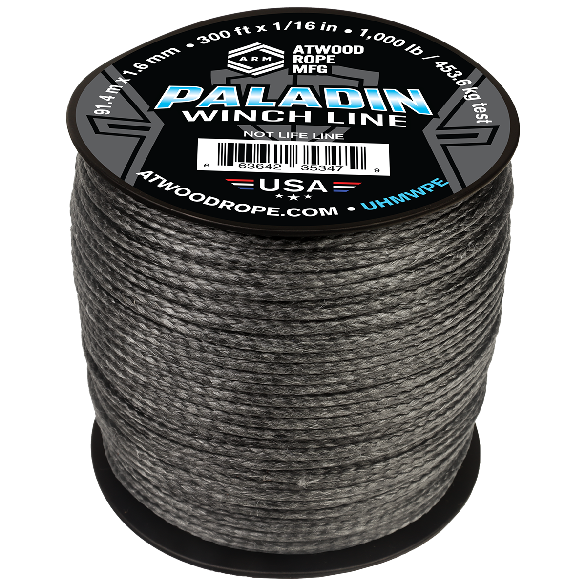 1 16 Paladin Winchline Dark Grey 300ft