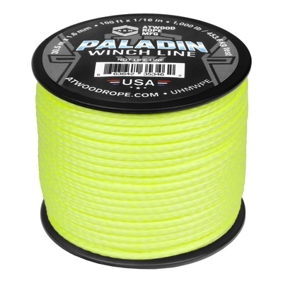 1 16 Paladin Winch Line Neon Yellow 100ft