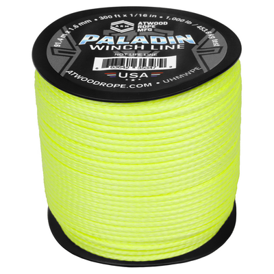 1 16 Paladin Winch Line Neon Yellow 300ft