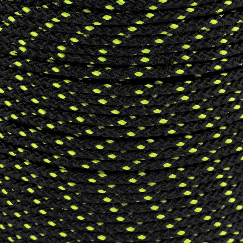 1 16 Black with neon green tracer Closeup