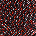 1 16 Black with Red & White Dots Closeup