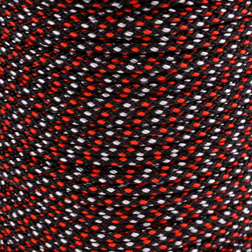 1 16 Black with Red & White Dots Closeup