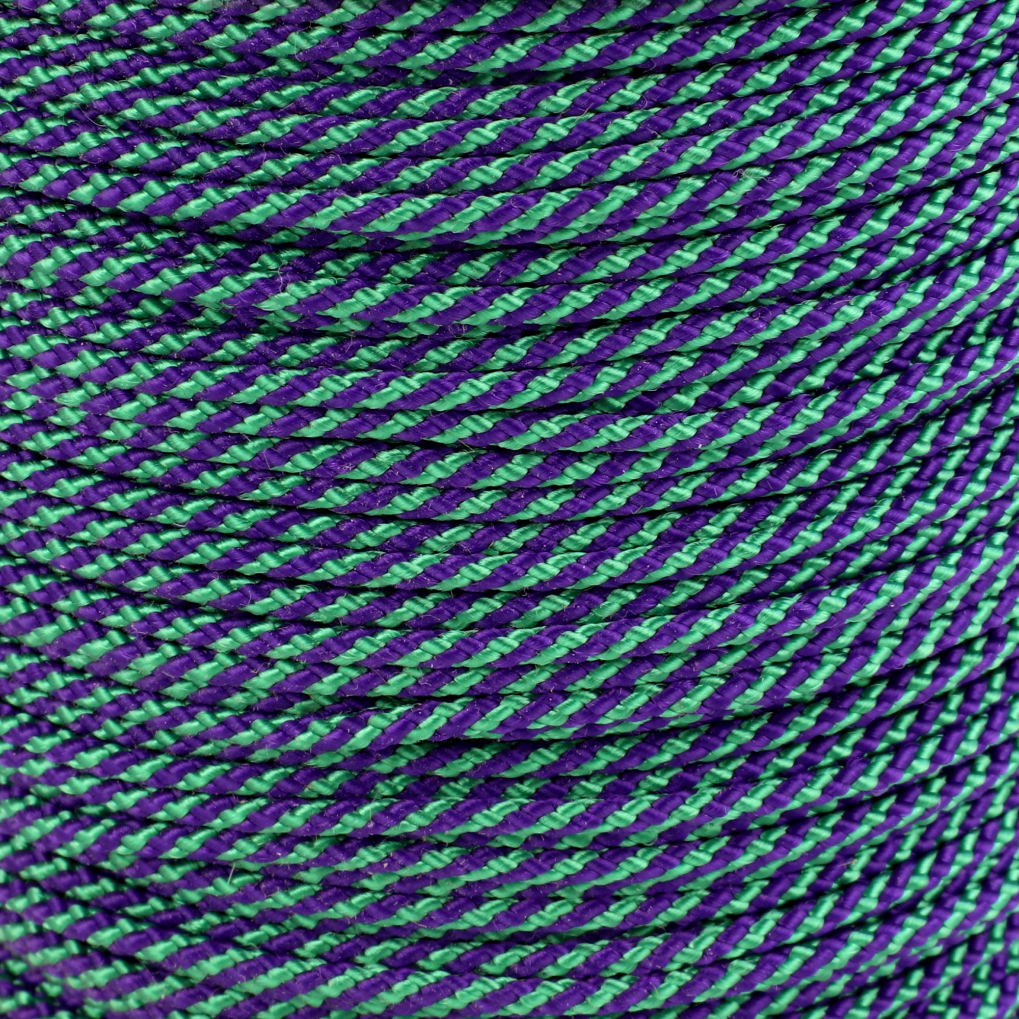 1 16 Green & Purple Spirals Closeup