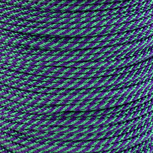 1 16 Green & Purple Spirals Closeup