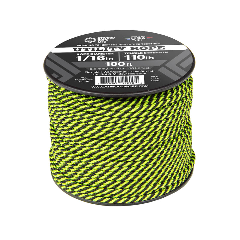 1 16 Neon Green w Black Stripes