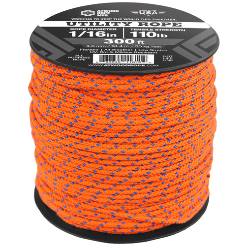 1 16 Neon Orange with blue tracer