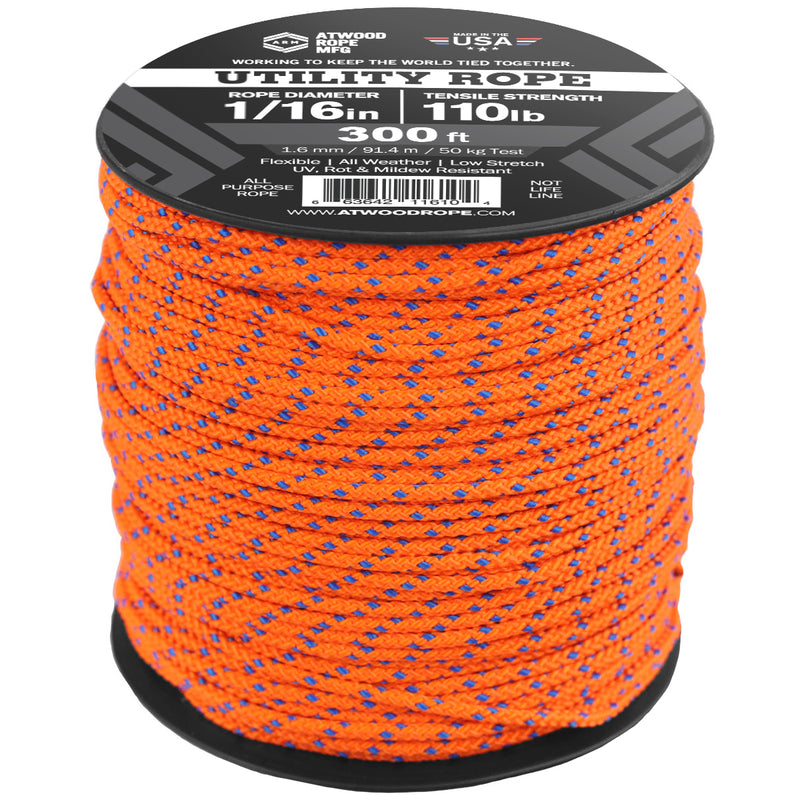 1 16 Neon Orange with blue tracer