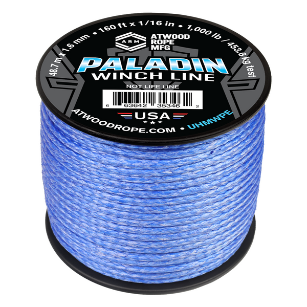 1 16 Paladin Winch Line 160ft Web Ready