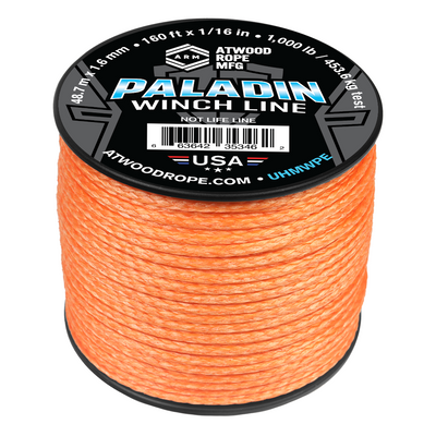 1 16 Paladin Winch Orange 160ft Web Ready