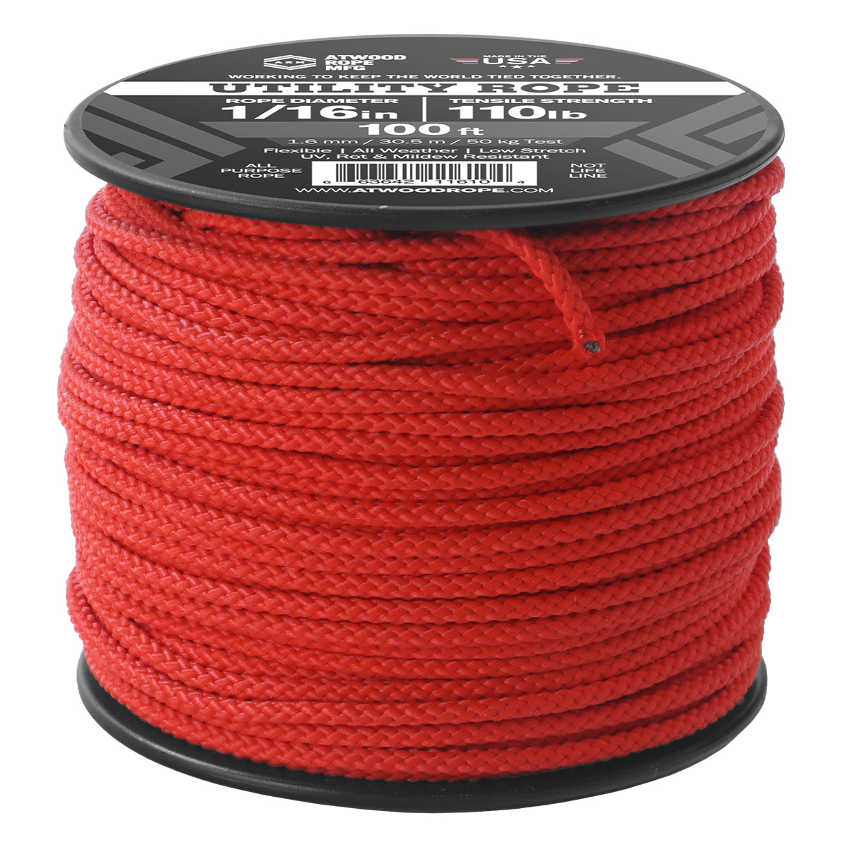 1/16 - Red – Atwood Rope MFG