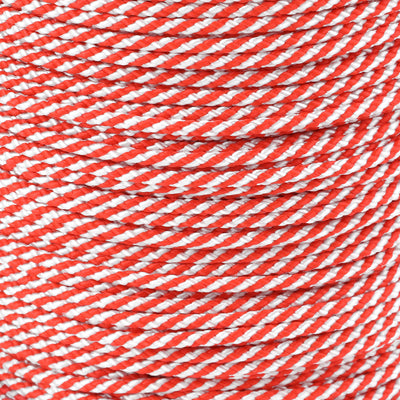 1 16 Red & White Spirals Closeup