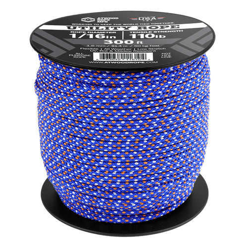 1 16 Royal Blue with White and Orange dots