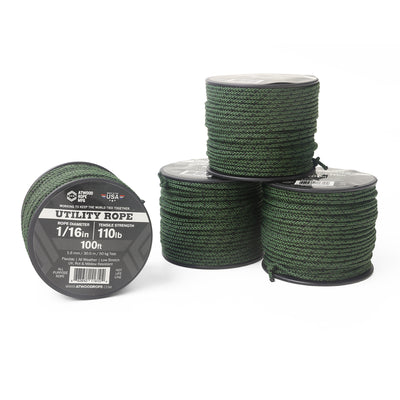 1 16 Utility Rope 100ft Camo Closeup