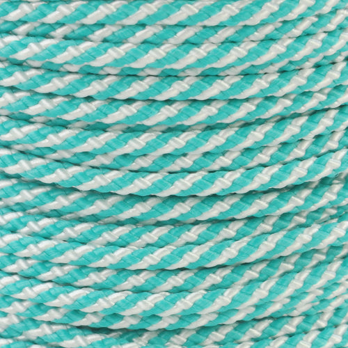 1 16 Utility Teal & White Stripes Closeup