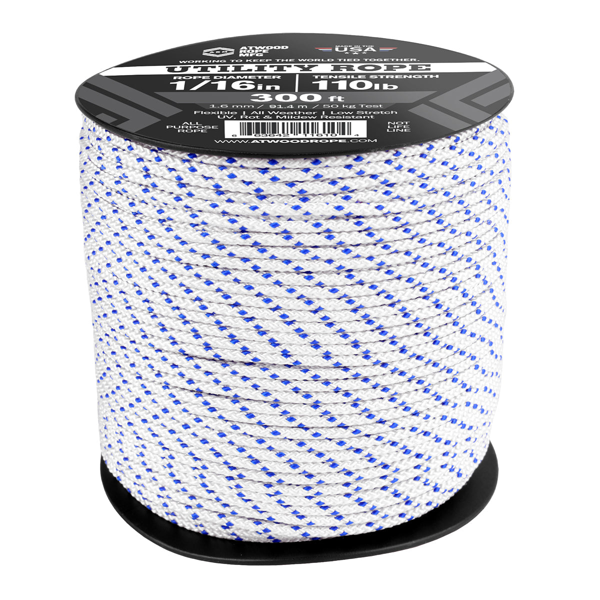 1 16 White with Blue Tracer