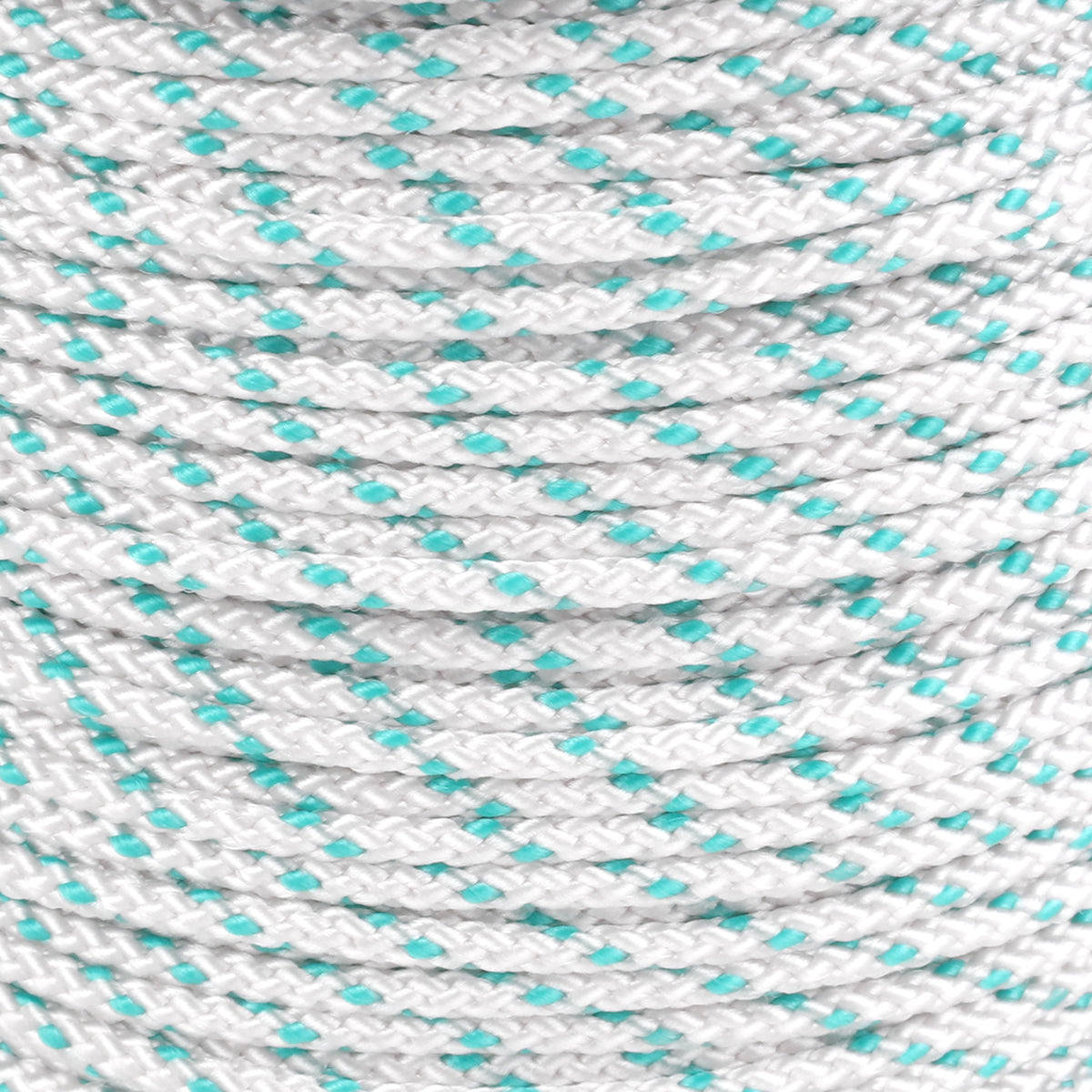 1 16 White with Teal Tracer closeup