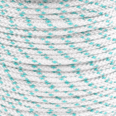 1 16 White with Teal Tracer closeup