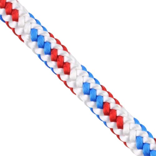 1 2 Arbor 16 Strand White w red & blue tracer Justice