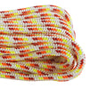 1 2 16 Strand Burn White with neon yellow orange and red tracer Closeup