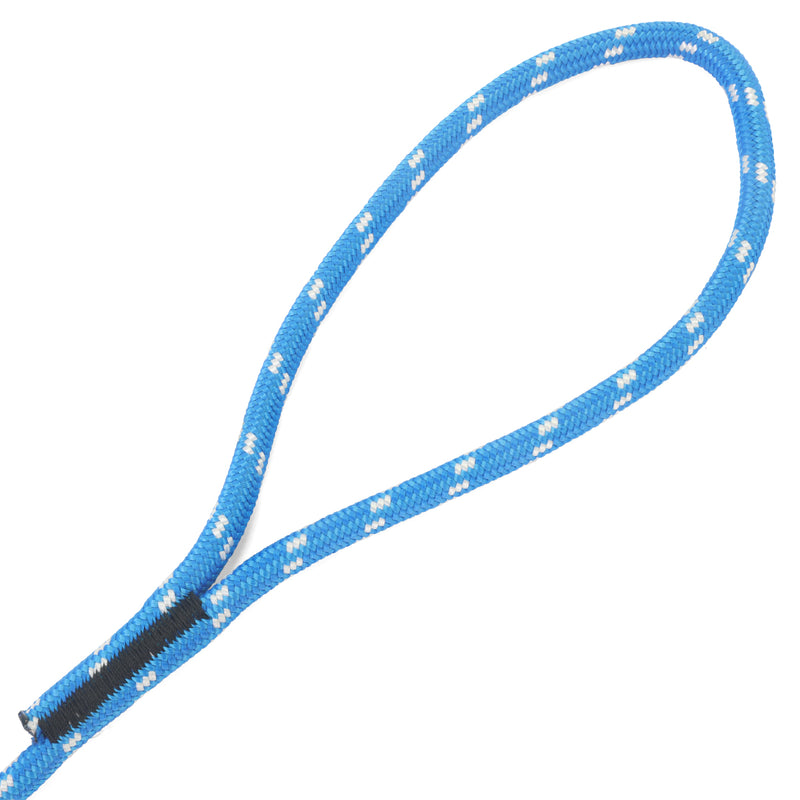 1 2 Dock Line Blue w/ White Tracers closeup