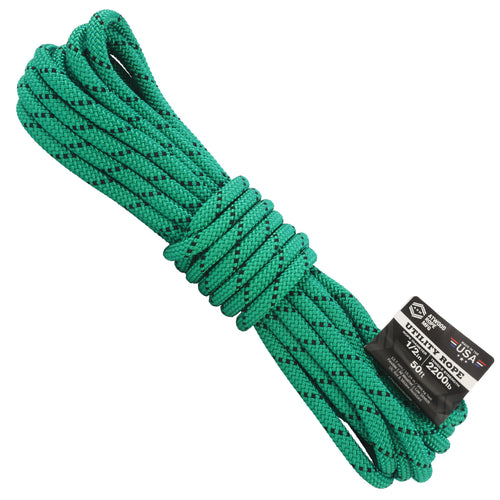 1 2 Green w Black Tracer 50ft