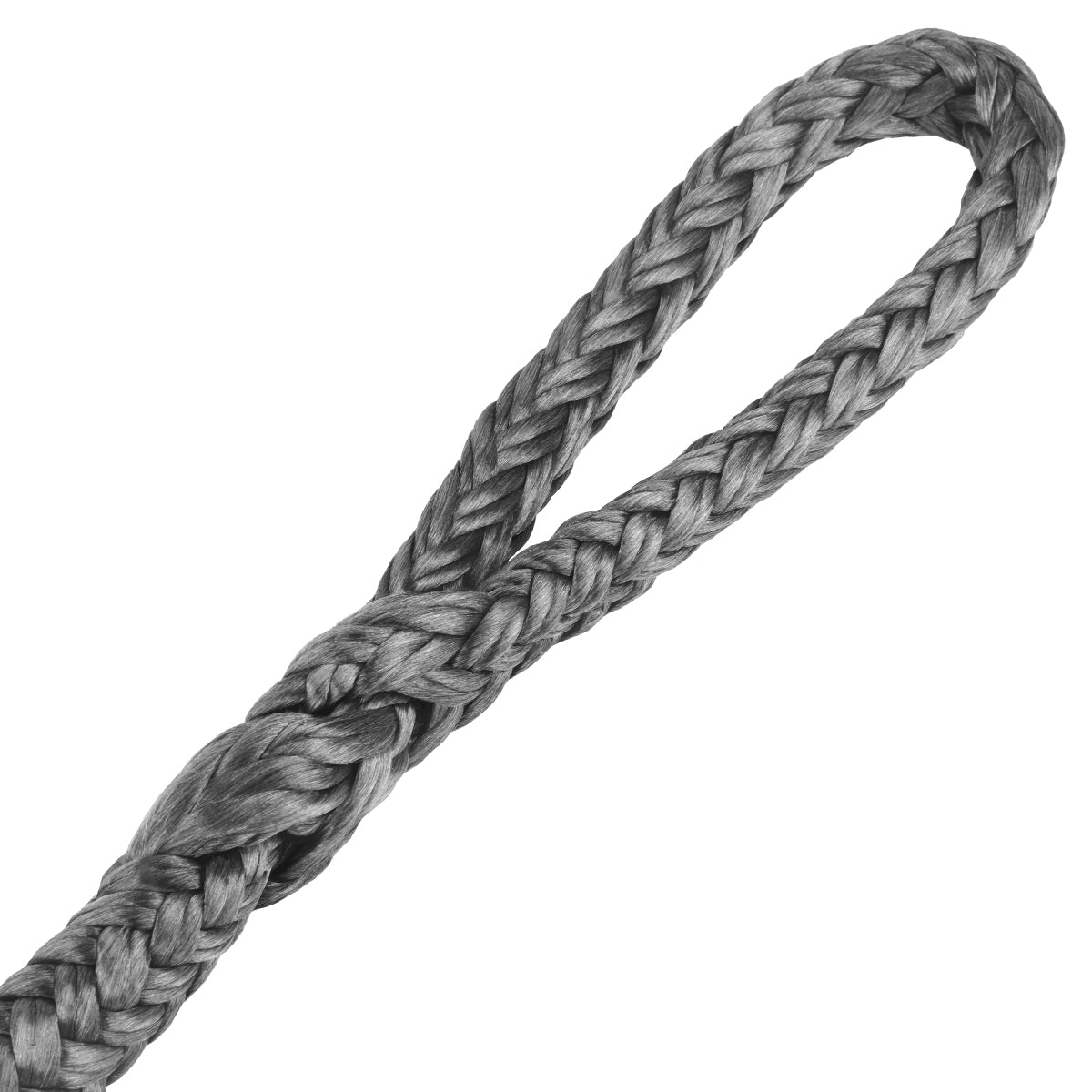 1 2 Paladin Winch Line Extensions Dark Grey Splice