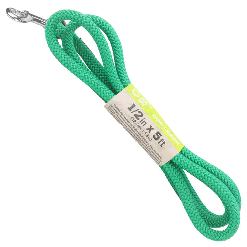 1 2 Rope Leash Green