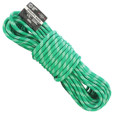 1 2 utility green fancy type with white tracer