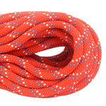 1 2 Utility Rope Red with Blue and White Tracer 100ft Closeup