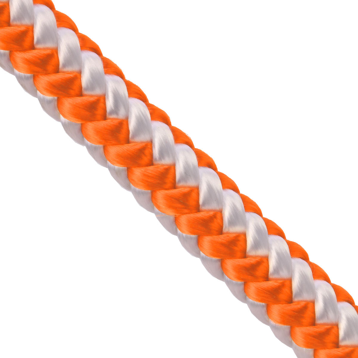 Tangled Rope Orange 1/2 Arborist Rope - White & Neon Orange – Atwood Rope MFG
