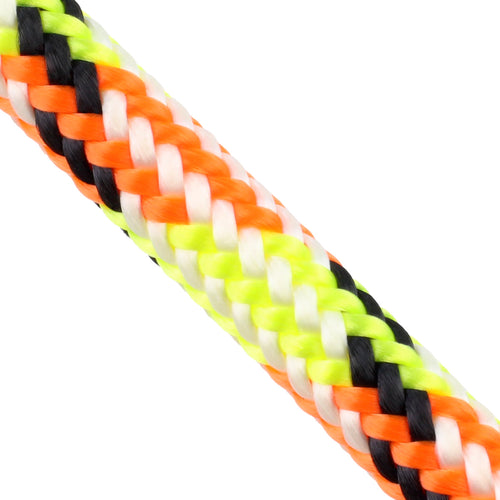 1 2 Warning Neon Orange and Neon Yellow and White with black tracer Aborist