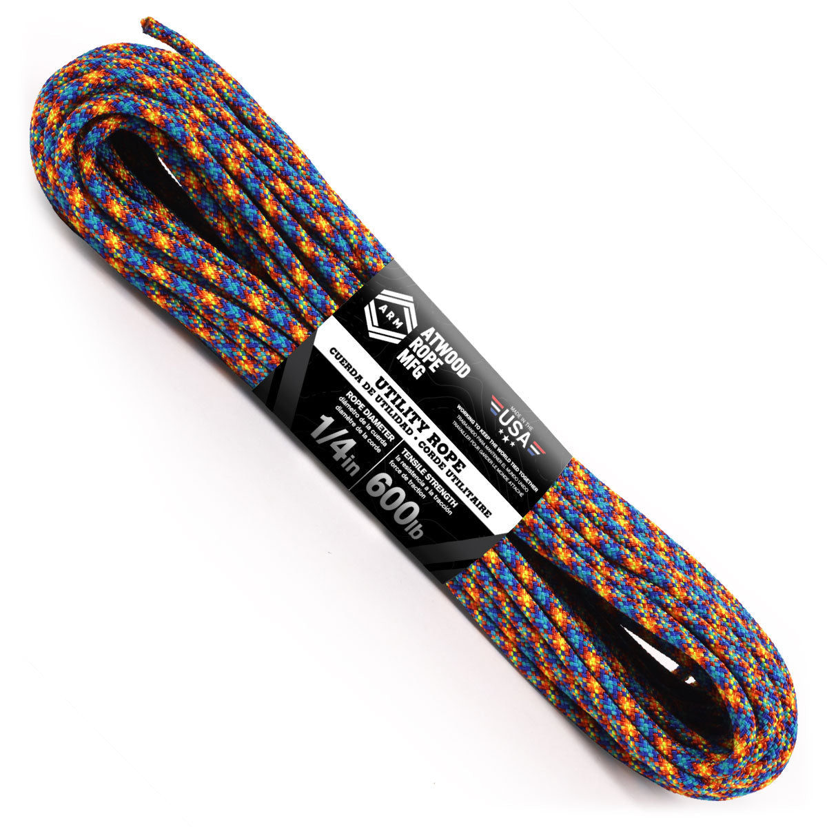 1/4 x 100ft - Fire & Ice – Atwood Rope MFG
