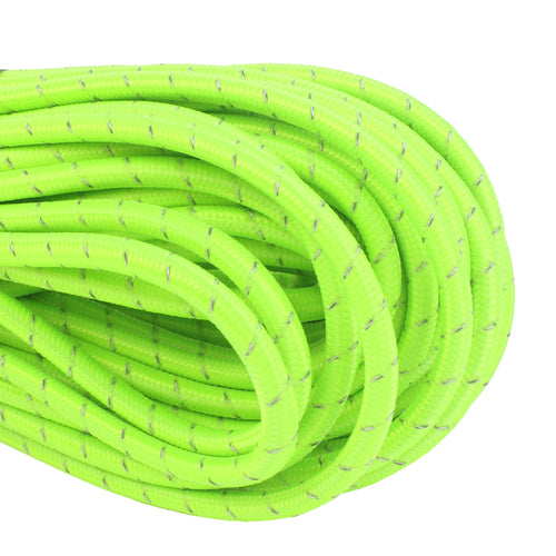 1 4 Bungee Cord Neon Green Reflective 100ft