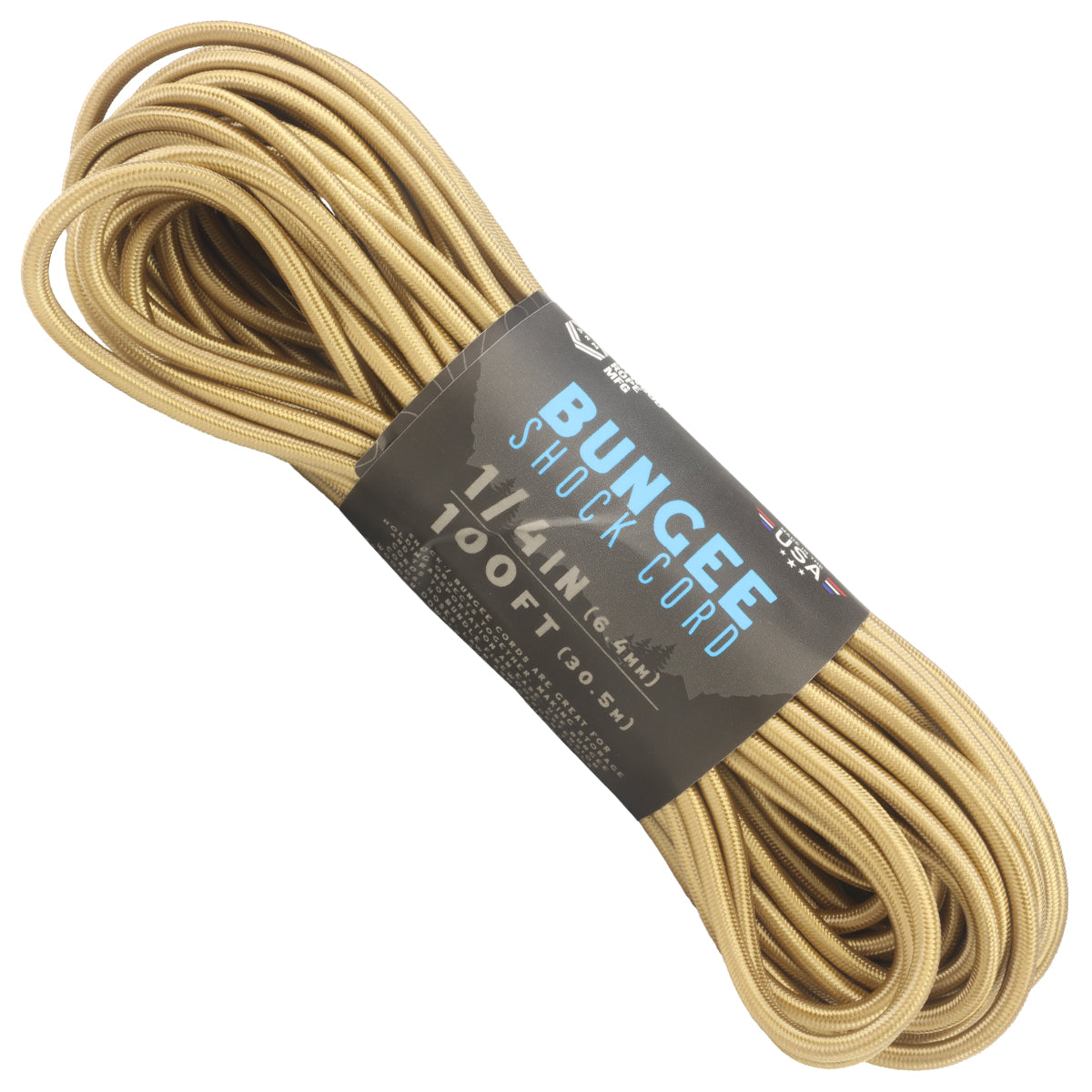 Bengee Rope 1/4 Bungee Shock Cord - Tan – Atwood Rope MFG